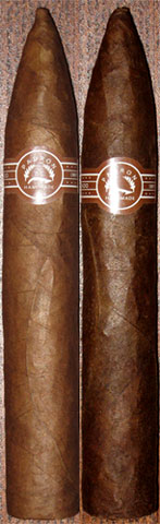 Patrick's 6000 Natural and Maduro - Actual Size